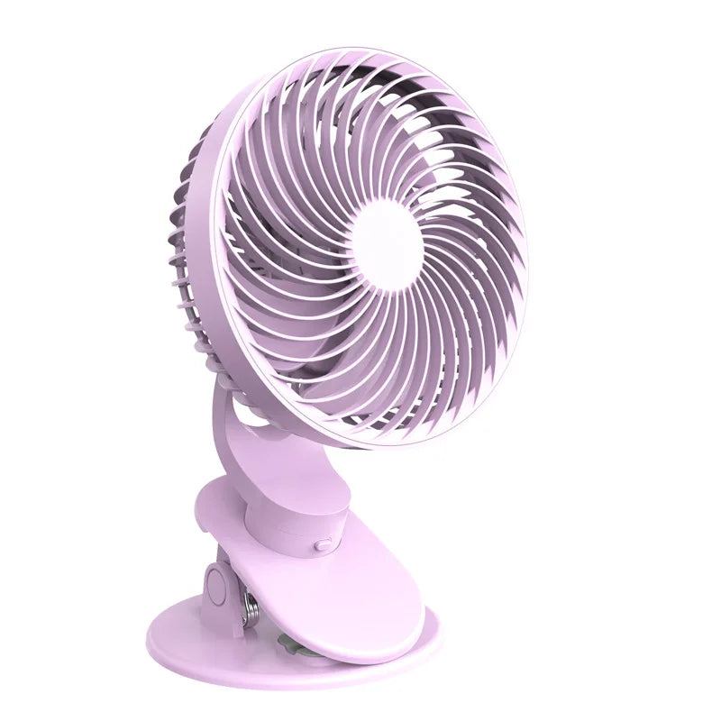 URGGU 4-Speed USB Clip Fan – Desk, Wall & Dorm Circulation Fan