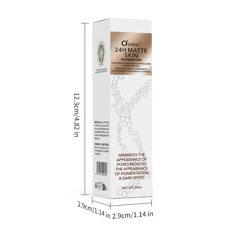 Waterproof Liquid Foundation – Natural Finish, Multi-Shade Liquid Foundation Oasis Select