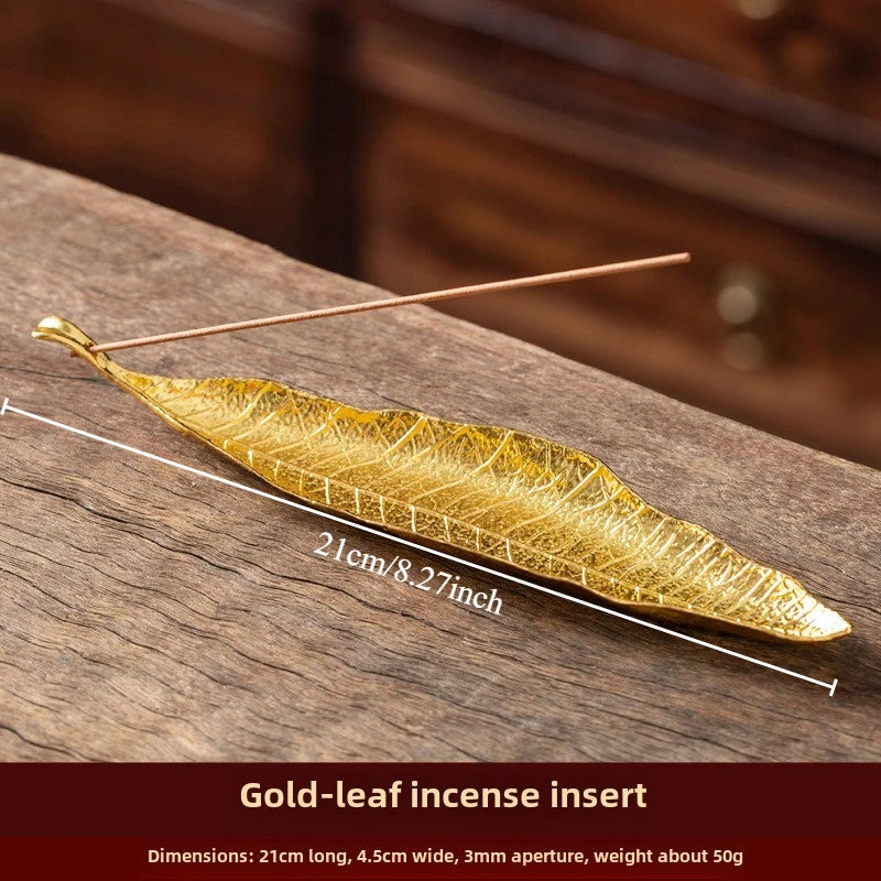 Creative Incense Holder Boat Fishing Men Insence Burner Sandalwood Incense Sticks Burners Aromatherapy Ornament Tea Room Decor Oasis Select golden