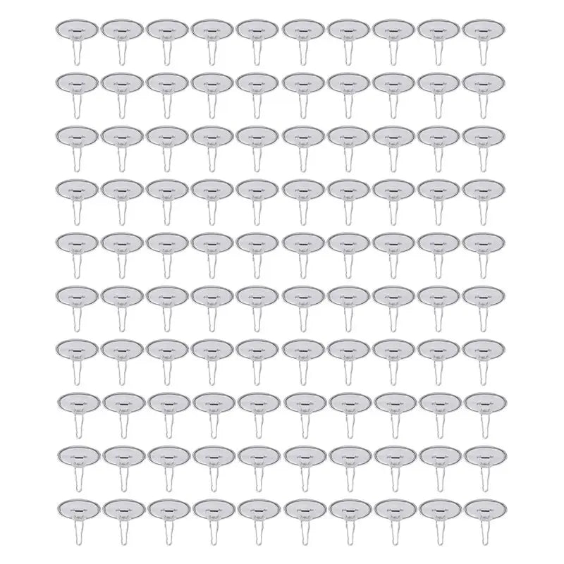 LIKE WISH 1000Pack Ceiling Hooks Adhesive Removable Wall Hanger, 2Cm Disc Sticky Ceiling Hooks Oasis Select