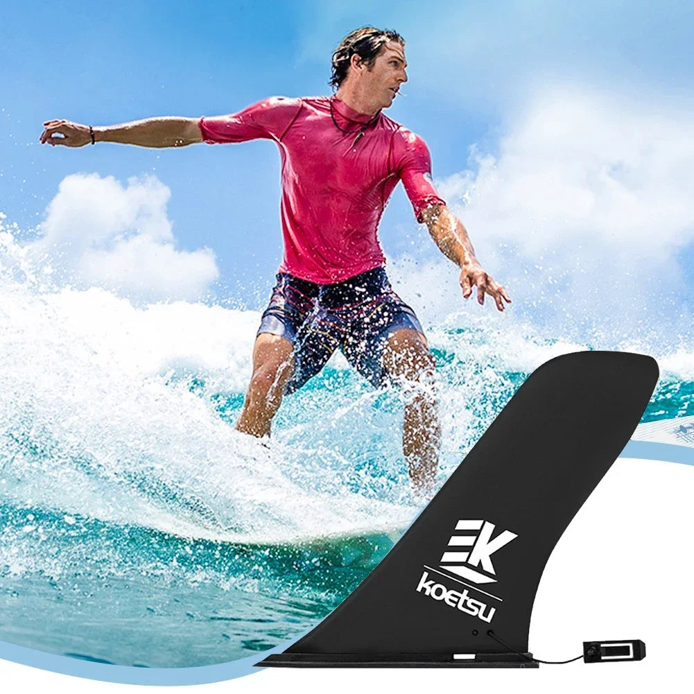 Surfboard Tail Fin Stand Up Board Quick Release Longboard Fin Detachable Paddle Board Fin for Surfboard Kayak Long Board Oasis Select