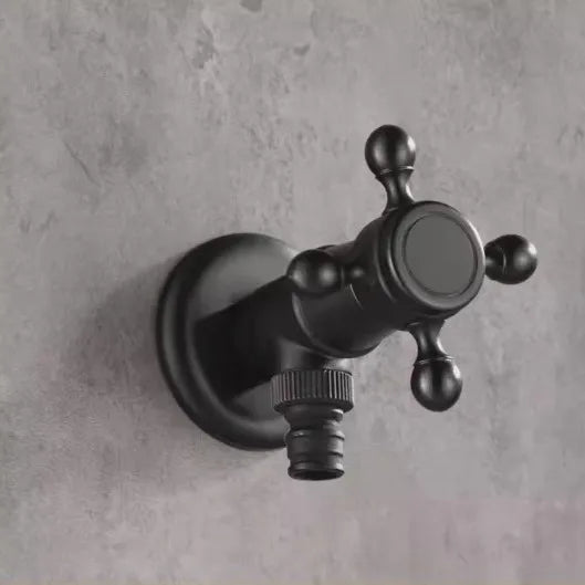 Vintage Solid Brass Single Handle Faucet for Washing Machine Wall Mounted Water Tap Oasis Select O