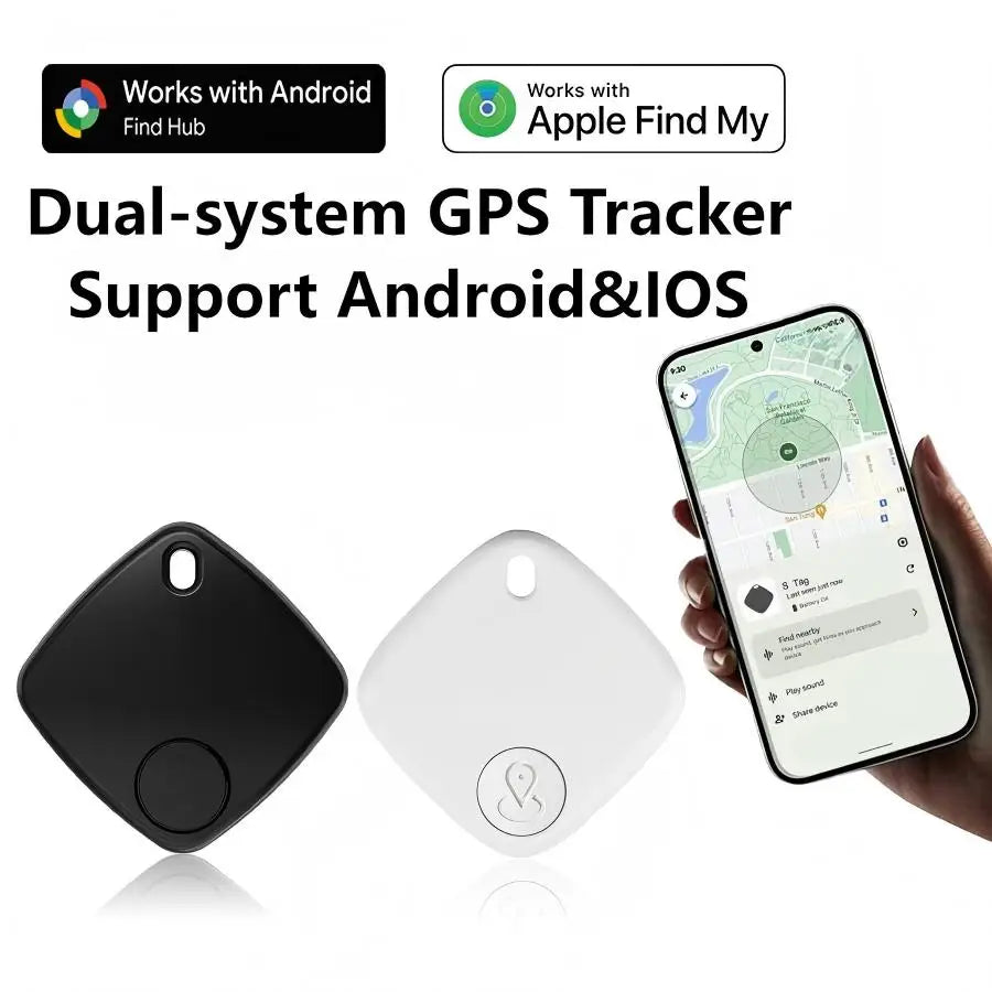IOS Android Bluetooth Mini Tracking Device Smart Tag GPS Lost Tracker Anti-Lost Alarm Reminder Positioner for Kid Pet Car Wallet Oasis Select