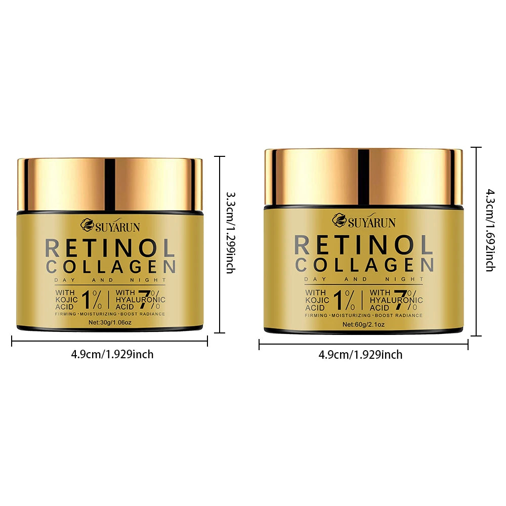 Retinol day and night moisturizer with kojic acid and hyaluronic acid ingredients for firming skin care Oasis Select
