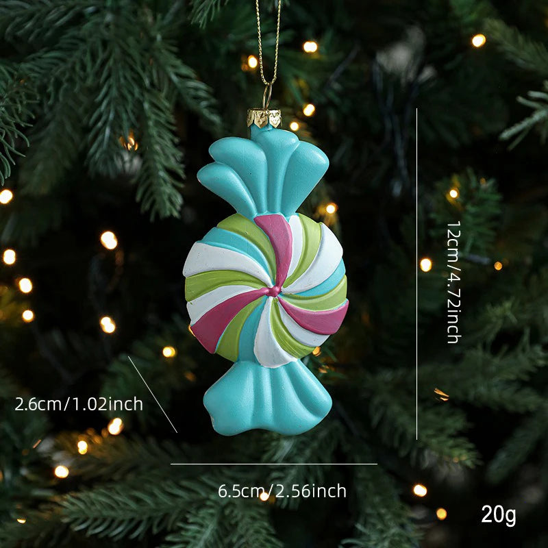 Macaron Christmas Hanging Ornaments – Cute Tree Pendants