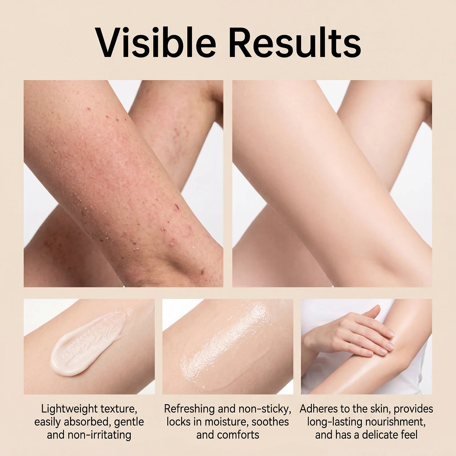 Soothing Scar Cream Lightweight Relieve Redness Tightness Hydrating Nourish Skin Improve Uneven Tone Soothe Dry Itchy Skin Oasis Select