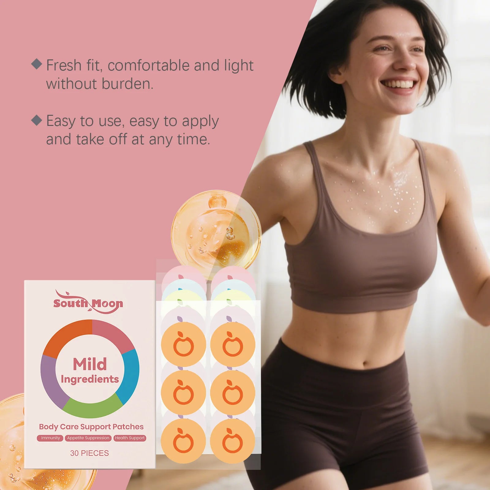 Body Care Helper Patch, comfortable and breathable texture, daily skin care patch tool Oasis Select
