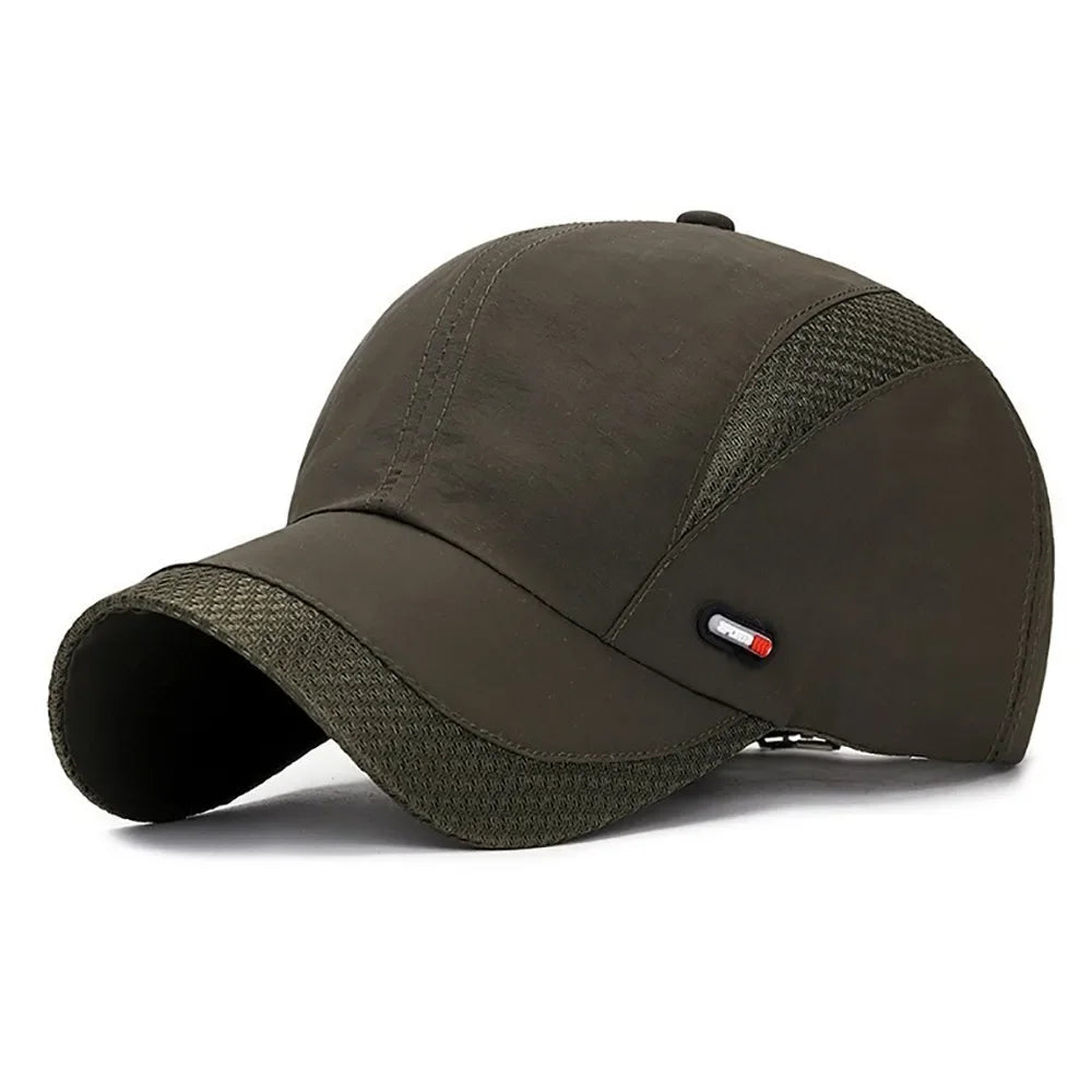 Adjustable Unisex Baseball Cap – Moisture-Wicking Quick-Dry Sun Hat