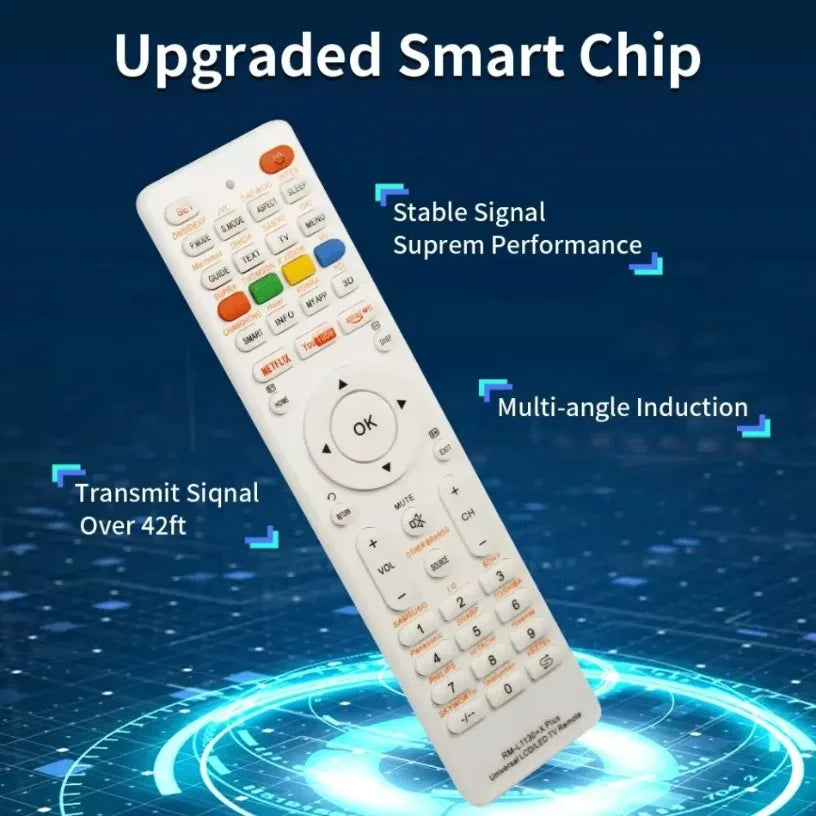 VIKEFON L1130 For All Brand Television TV Universal Replacement Remote Control RM L113 12 RM L1130 8 Smart Home Controle Tv Box Oasis Select