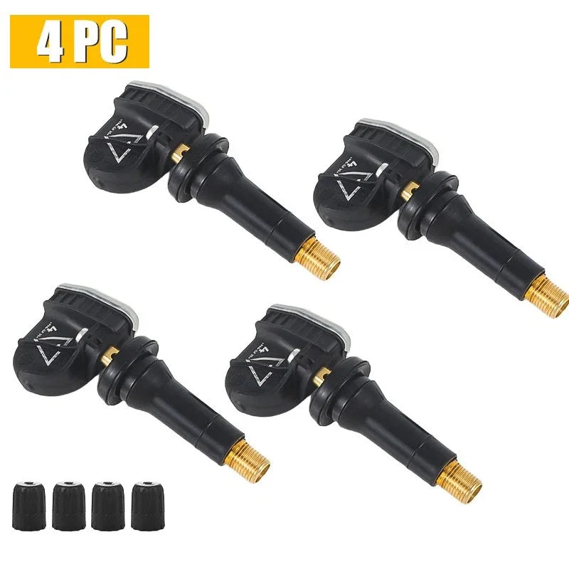 13598773 Pre-Programmed 433MHz TPMS Tire Pressure Sensors 1/4pcs for Buick Enclave Lacrosse Chevrolet Silverado GMC Sierra Oasis Select 4PCS