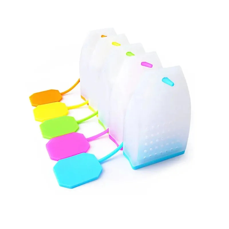 3/6pcs Silicone Food Grade Silicone Tea Strainer Tea Infusers Tea Bag Tea Filter Infuser Diffuser Coffee Tea Tools Kitchen Tools Oasis Select 3pcs Color random
