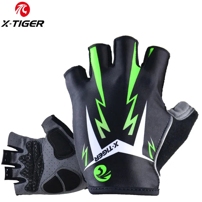 X-TIGER Sports Cycling Gloves Half Finger Men Women MTB Bike Gloves Running Fitness Gym Riding Motorcycle Bicycle Gloves Oasis Select