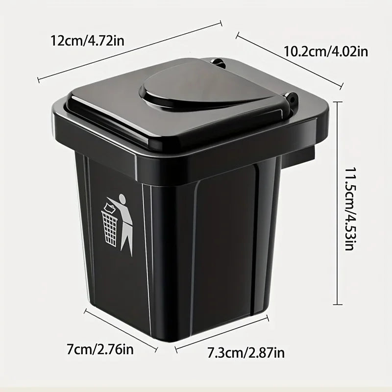 Portable Ashtray Trash Can Ashtray with Lid, Stainless Steel Ashtray, Bathroom Wall Hanging, Notch Anti-fly Ash Ashtray Oasis Select