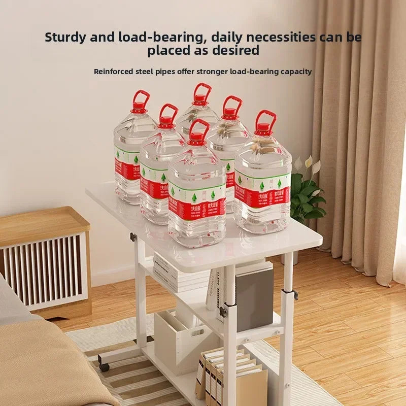 Multi-functional Household GoodsBedside Table Movable Lifting Computer Table Desk Bedroom Home Student Study Table Oasis Select