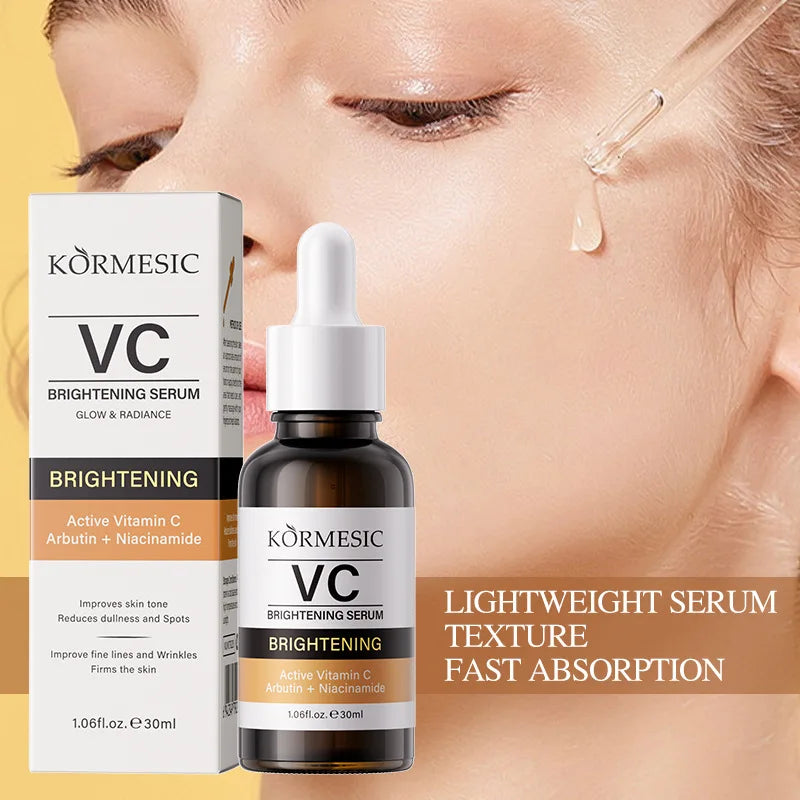 BIOAOUA Vitamin C Serum – Arbutin & Niacinamide Face Essence