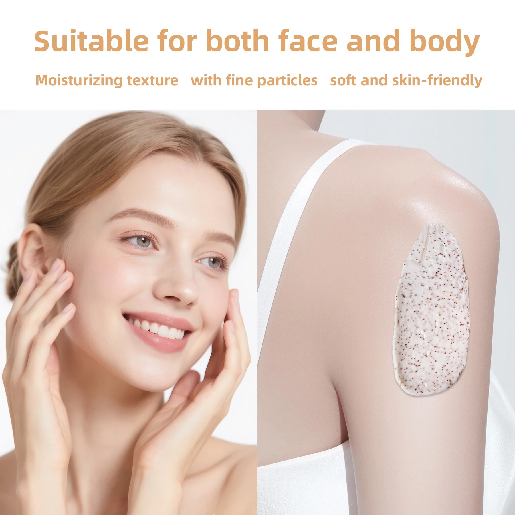 Ottilavie Lemon Vitamin E Scrub | Face & Body Exfoliator Exfoliating Face Scrub Oasis Select