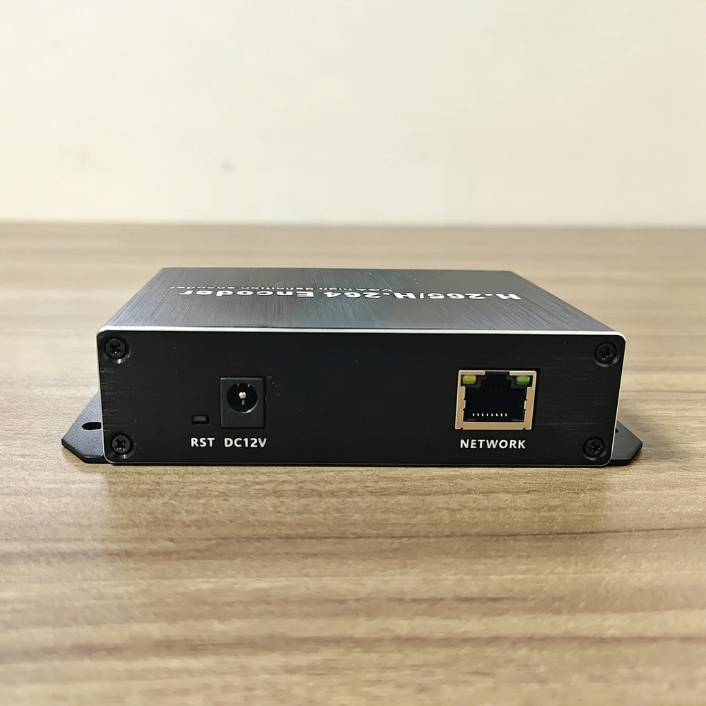 H.265/H.264 real-time video encoder, VGA to IP encoder, multi-platform live streaming, loop-out type Oasis Select