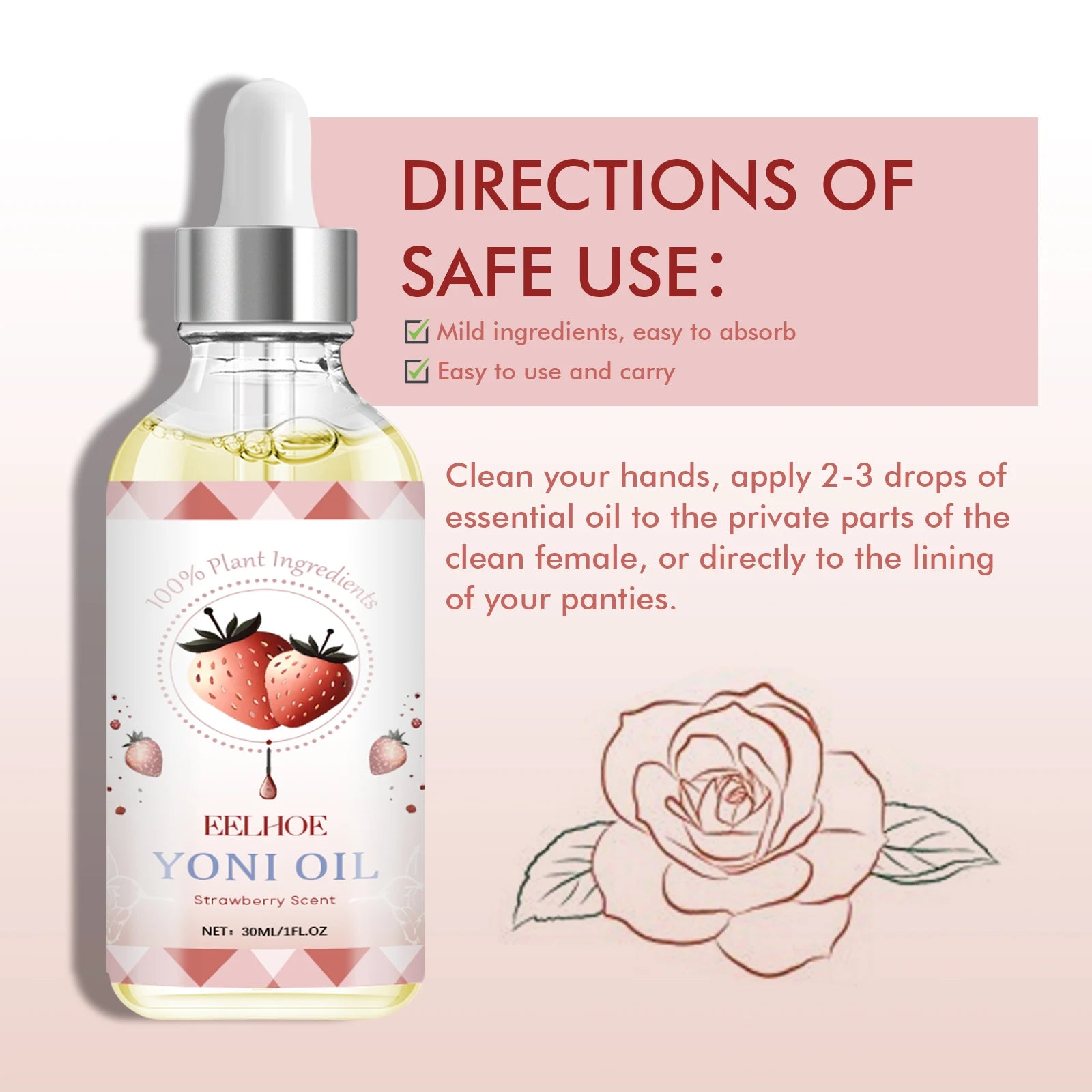 Women's Intimate Care Essential Oil – Gentle Cleanse & Firm Skin Intimate Care Oil Oasis Select