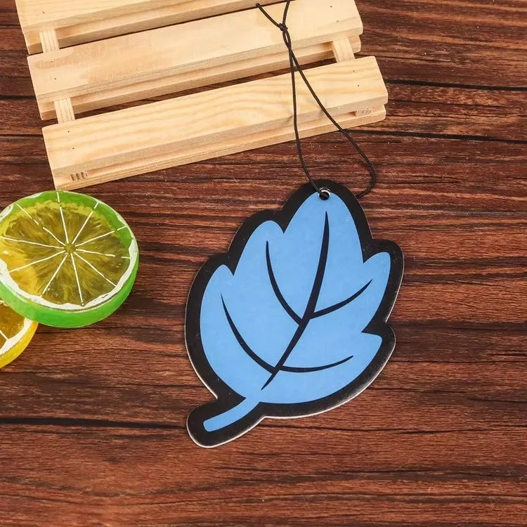 1 2 3 Car Air Freshener Natural Scented Tea Paper Auto Hanging