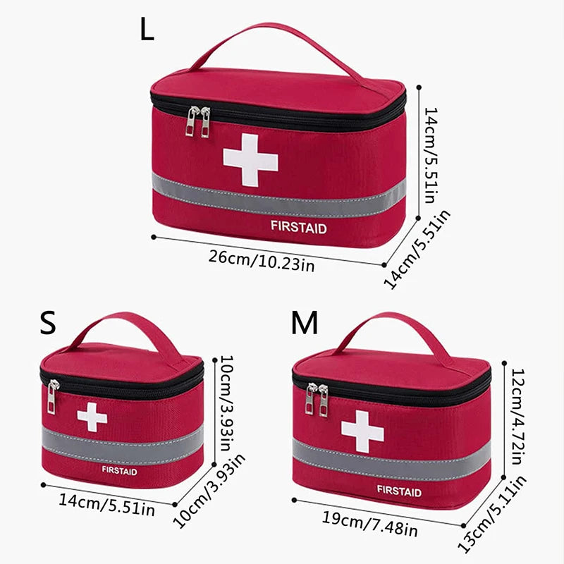 Portable First Aid Kit, Travel Medicine And Medication Storage Bag Oasis Select