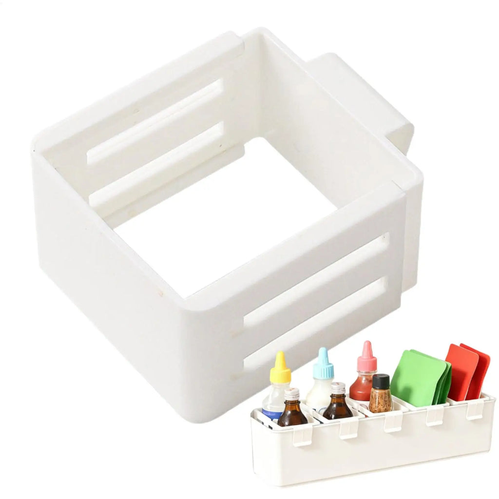 1PC Refrigerator partition plate Retractable Hanging Box Refrigerator Adjustment Snap-on Side Door Sauce Bag Snack Organize Oasis Select