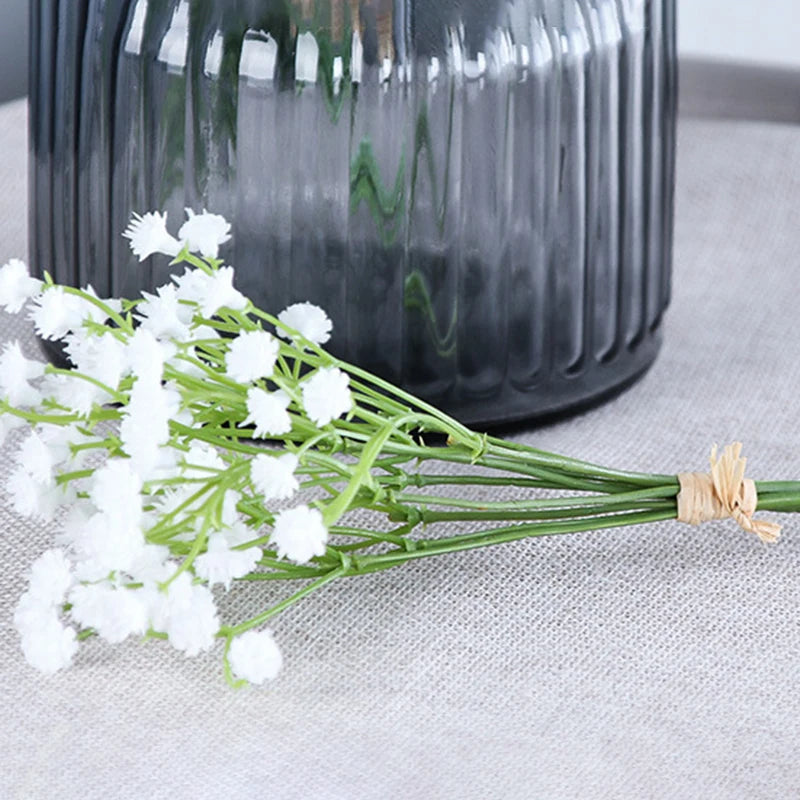 White Babys Breath Flowers Artificial White Fake Flowers Gypsophila DIY Floral Bouquets Arrangement Wedding Home Decor Oasis Select