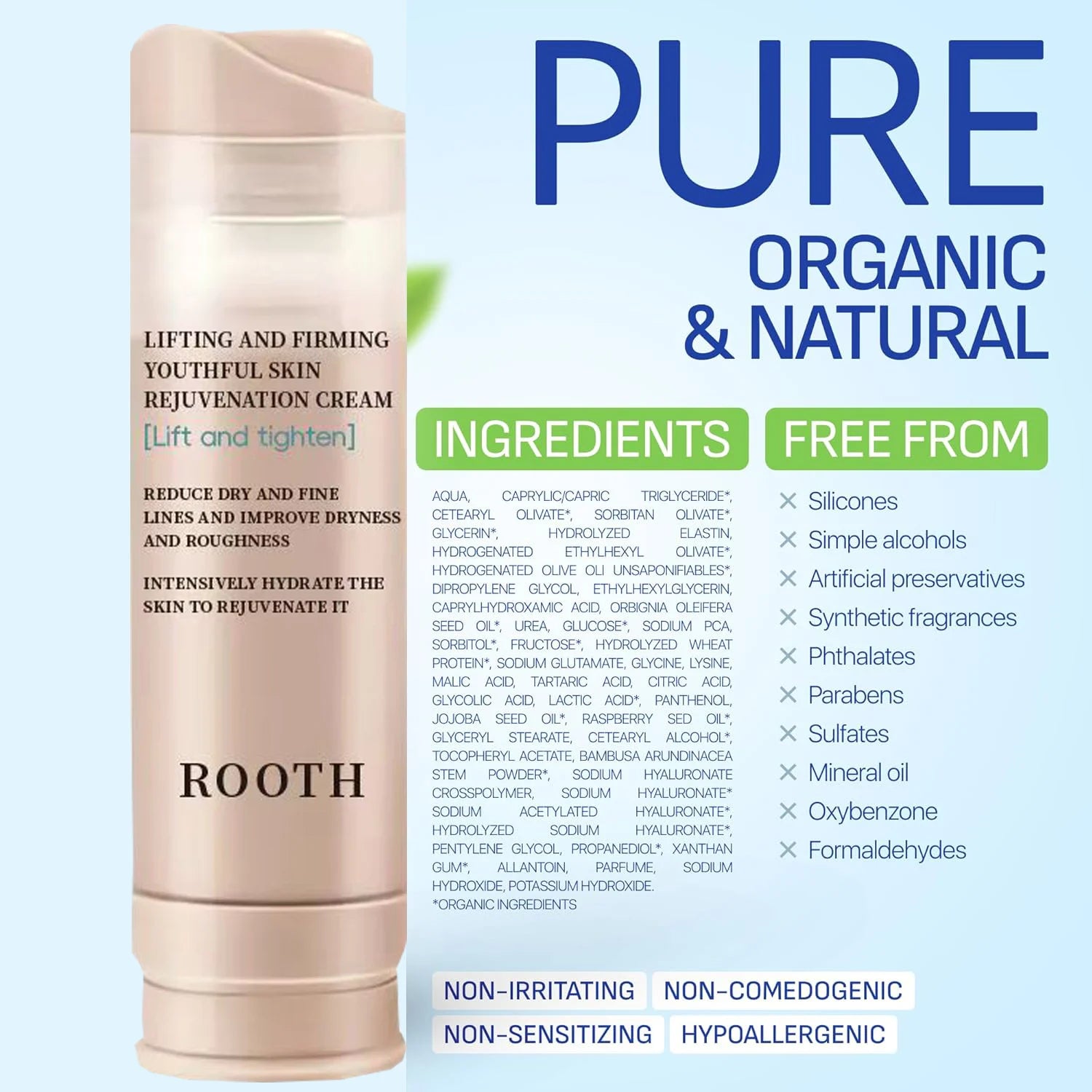 Anti-Aging Peptide Face Cream – Lifting, Firming & Hydrating 50g