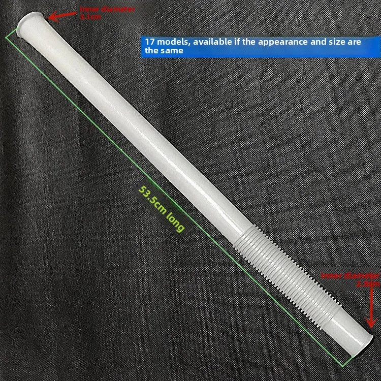Fireproof Gas Water Heater Stainless Steel 60-150mm Aluminum Strong Universal Exhaust Car Intake Pipe Extension Tube Length Oasis Select 17