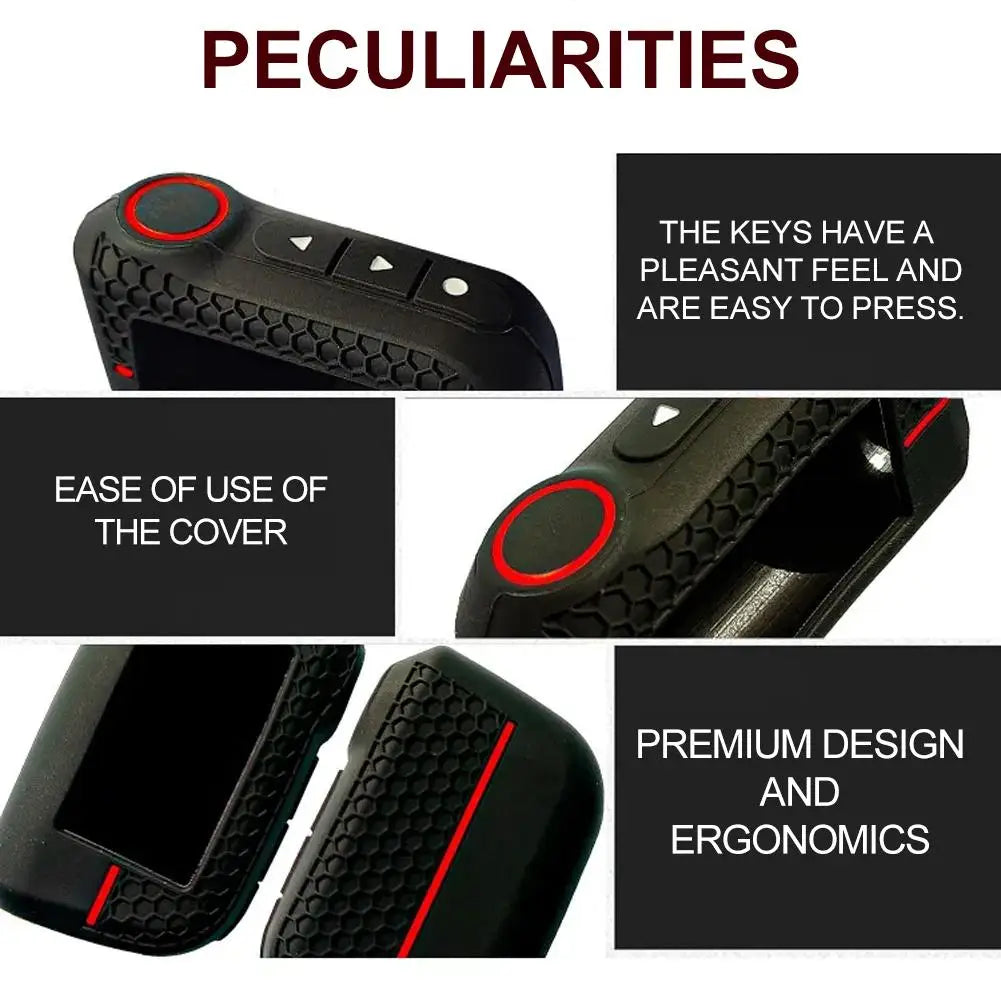 Silicone Key Case For Starline A93 A63 Two Way Car Alarm Remote Controller Key Fob Cover Shell Car Key Accessories Oasis Select