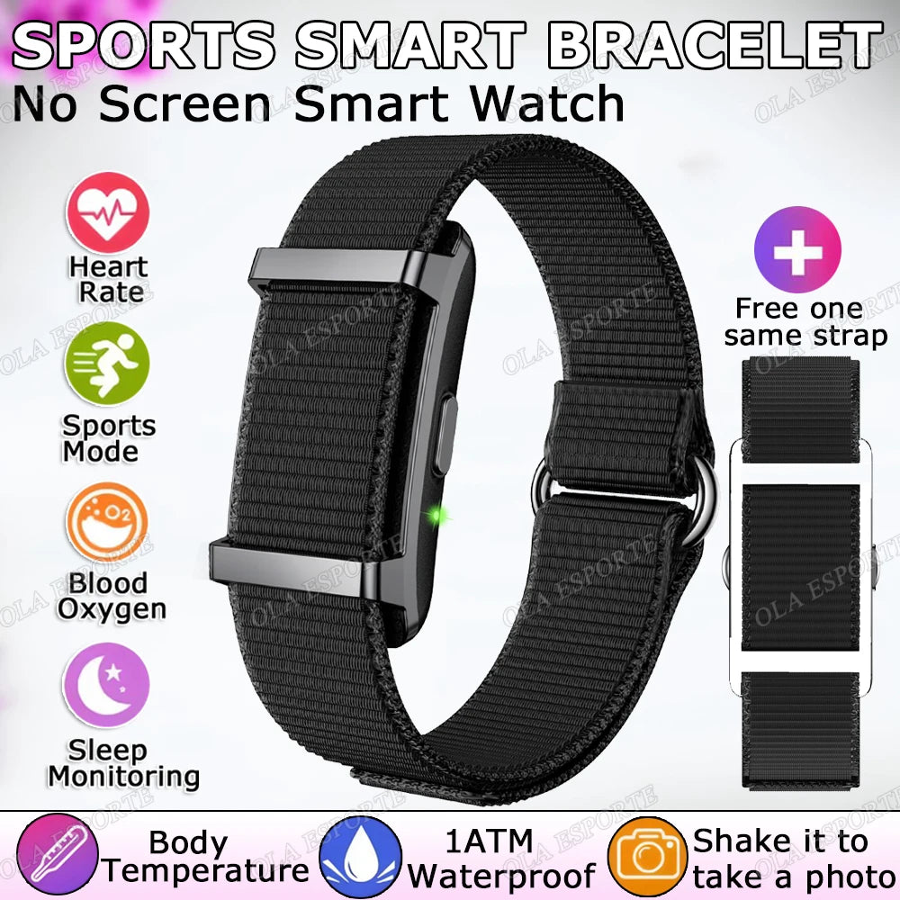 Ola Esporte No-Screen Fitness Tracker Bracelet | IP68 Smart
