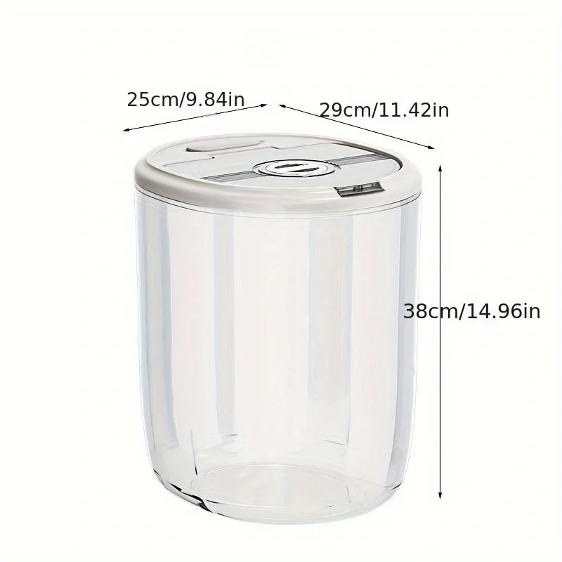 1 Pcs Rice bucket household insect-proof moisture-proof seal food grade flour rice cat food large capacity rice box storage box Oasis Select XL