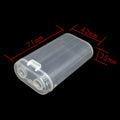 Waterproof 18650 Battery Plastic Storage Box Rechargeable Battery Power Bank Plastic Cases Durable 18650 Battery Holder Case Oasis Select one size