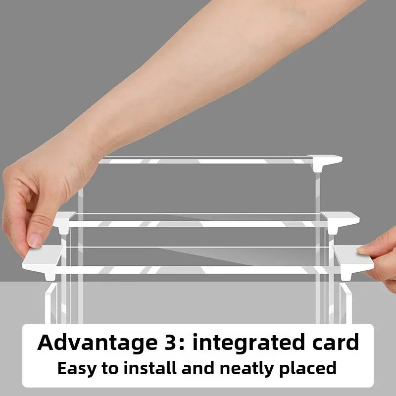 Acrylic Display Rack – Clear Figurine & Shoe Organizer Stand