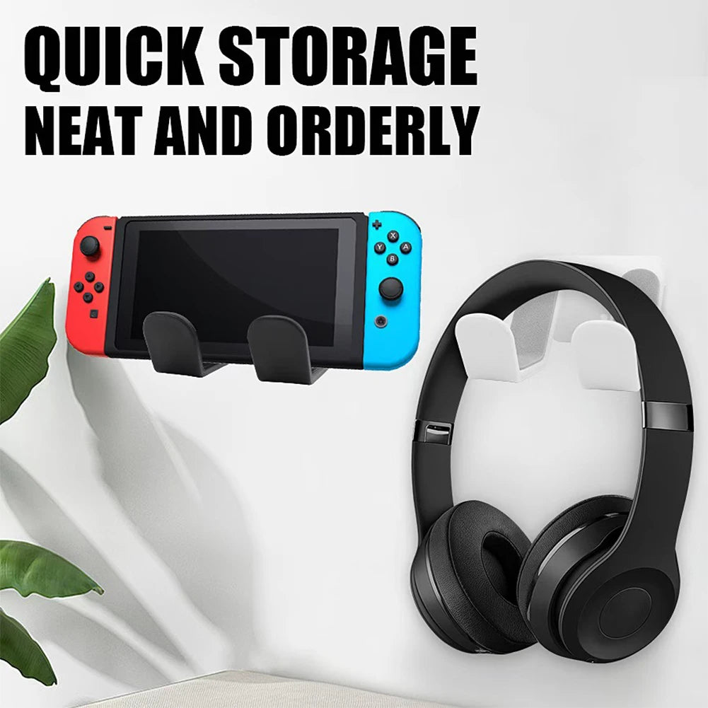 Wall Mounted Game Controller Bracket No Punching Bracket Base Required Controller Storage Rack for Nintendo Switch Pro Sony Xbox Oasis Select