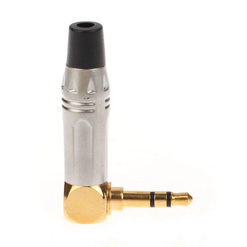 New Sale 1pc Right Angle Mini Jack 3.5mm Stereo Right Angle Male Plug Audio Repair Earphone Soldering Adapter Solder Connector Oasis Select Default Title