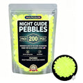Glow in the Dark Pebbles – 200pc Luminous Garden & Aquarium Stones