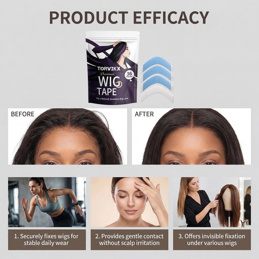 Wig tape, invisible Strong Hold wig band styling auxiliary tape, easy to wear, daily styling care tool Oasis Select
