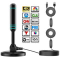 2025 Suction cup TV antenna 4k, 720P, 1080i, 1080P indoor and outdoor digital TV antenna DTMB antenna HDTV antenna Oasis Select black