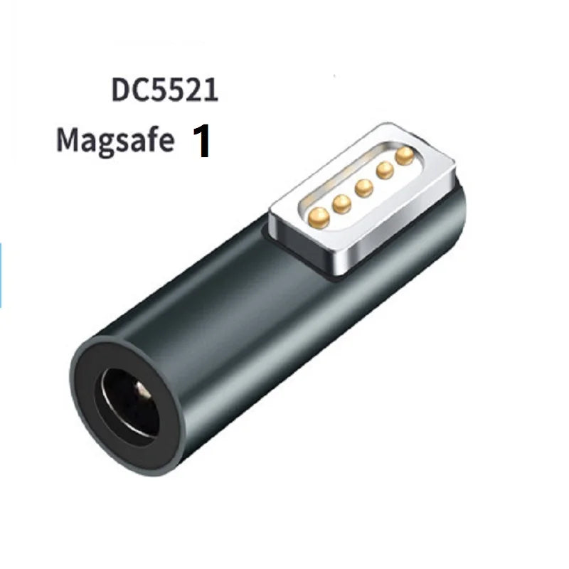Magnetic USB C PD Adapter DC5521 Type C Magsafe1 Magsafe 2 MacBook Pro Max 5A Fast Charging USB C Female Magnet Plug Converter Oasis Select DC5521 To Magsafe 1