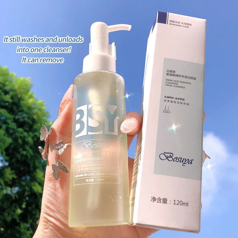 120ml Amino Acid Facial Cleanser, Deep Gentle Cleansing, Oil Control, Purifying Cleansing Honey Face Exfoliator Oasis Select Default Title