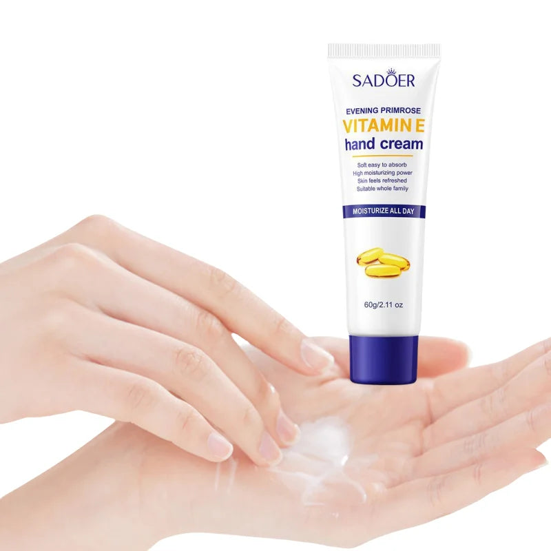 SADOER Vitamin E Hand Cream – Hyaluronic Acid & Niacinamide Hand Cream Oasis Select