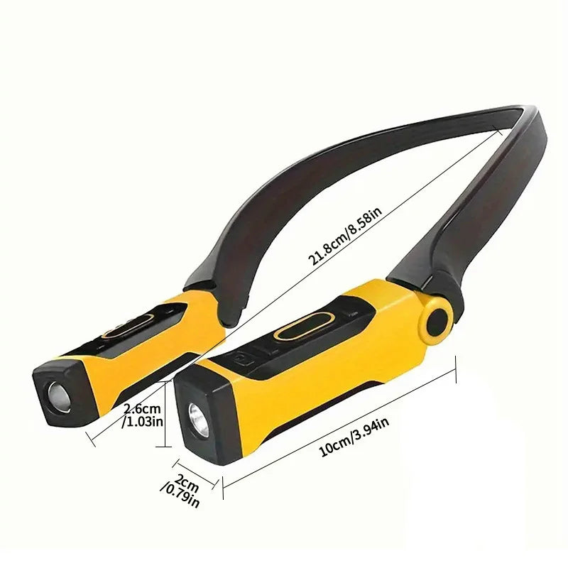 SHINEKNOT Rechargeable LED Neck Light – Hands-Free Work Lamp