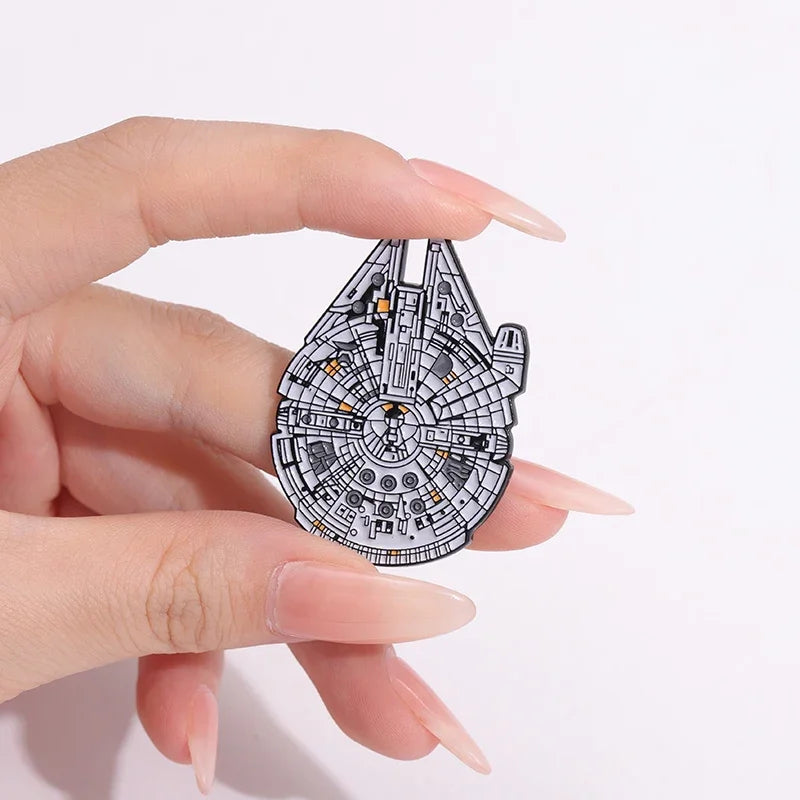 Science Technology Enamel Pins Custom Science Fiction Movies Brooches Lapel Badges Punk Jewelry Gift Oasis Select