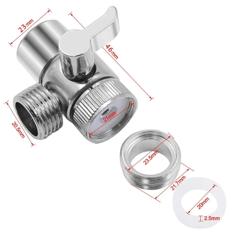 Kitchen Switch Faucet Adapter Sink Water Tap Splitter Diverter Valve Shower Toilet Bidet Tap Connector Bathroom Accessories Oasis Select