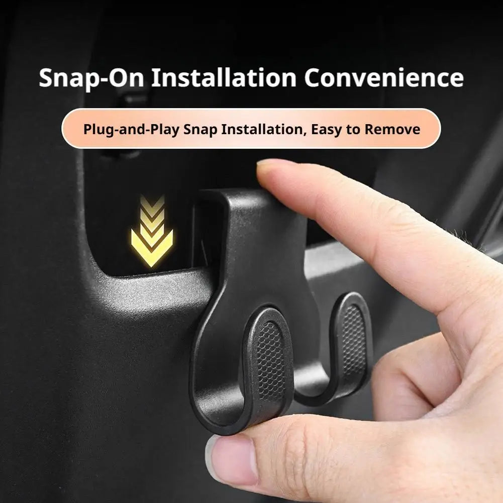 Motorcycle Helmet Hook – Snap-On Double Hanger for E-Bikes