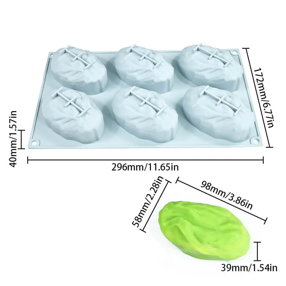 Silicone Baking Molds nut Coffee Bean Mousse Mold DIY Candles Chocolate Ice Mould Kitchen Cake Decor Baking Molds Oasis Select B