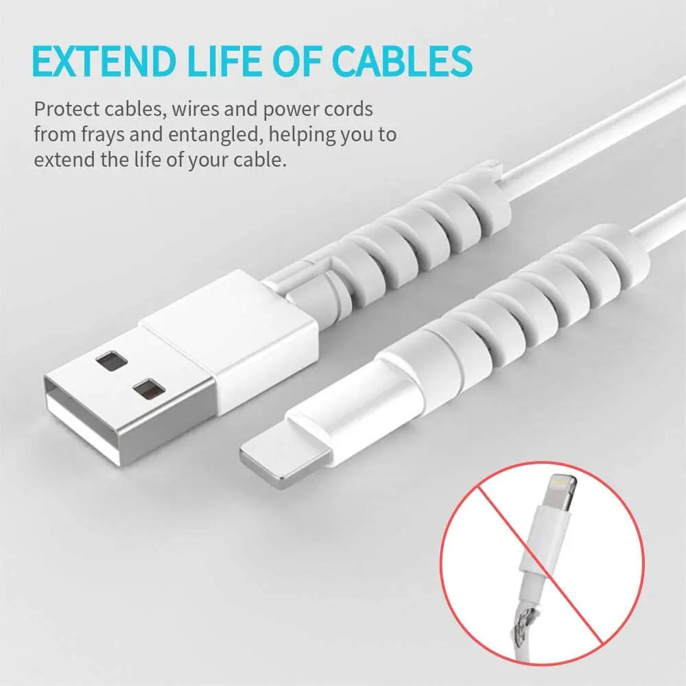 Charging Cable Protector For Phones Cable holder Ties cable winder Clip For Mouse USB Charger Cord management cable organizer Oasis Select