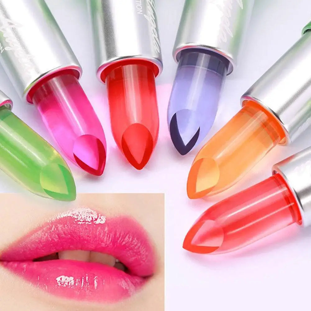 Moisturizing Aloe Vera Jelly Color Changing Lipstick Lasting Nutritious Lip Balm Gentle Magic Temperature Color Change Lip Gloss Oasis Select