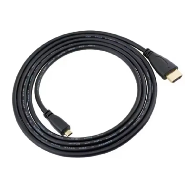 Micro HDMI-Compatible to HDMI Cable HDMI-compatible To Micro Audio Video Cable V1.4 1080p 1440p for HDTV PS3 XBOX 3D DVD cable Oasis Select