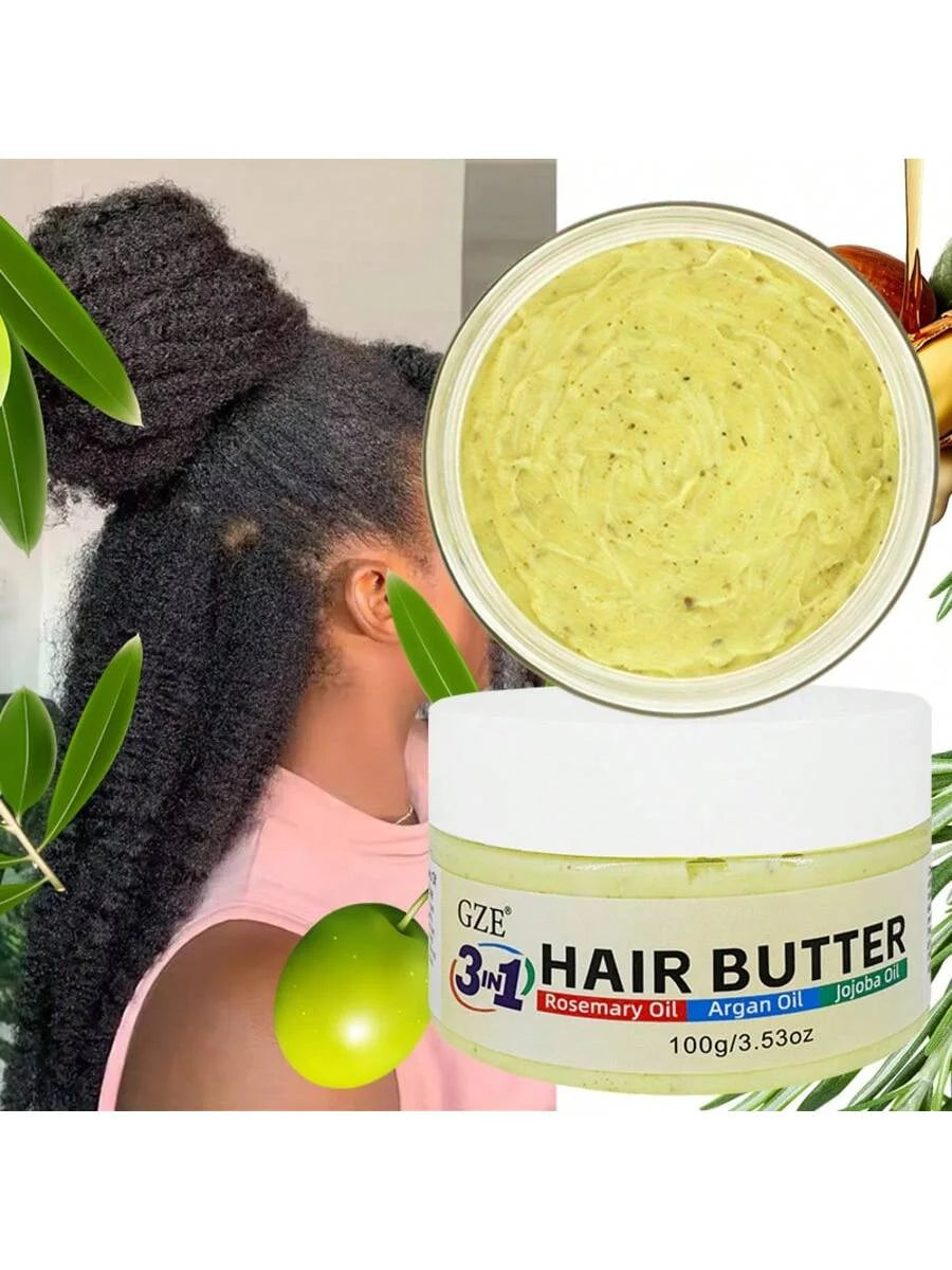 GZE 3-in-1 Hair Butter Cream – Rosemary, Argan & Jojoba